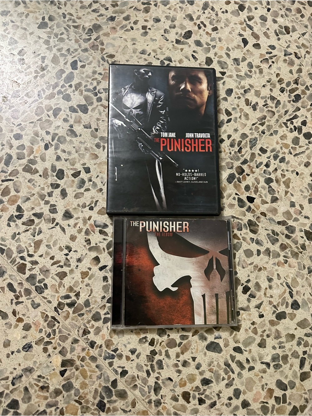 The Punisher DVD movie 🍿, Soundtrack CD & comic book.